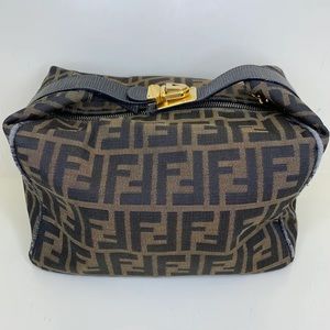 FENDI Vintage Zucca Cosmetic Bag